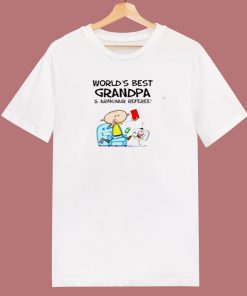 Worlds Best Grandpa And Armchair Referee 80s T Shirt