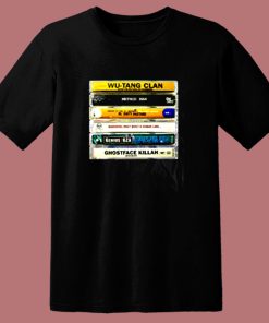 Wu Tang Clan Hip Hop Cassette Tape 80s T Shirt