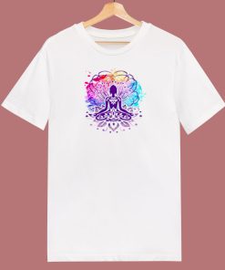 Yoga Meditation India 80s T Shirt