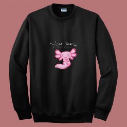 You Axolotl Questions Animal Lovers Vintage 80s Sweatshirt