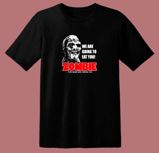 Zombie Classic Horror Movie 80s T Shirt