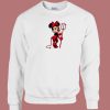 Evil Minnie Mouse 80s Sweatshirt
