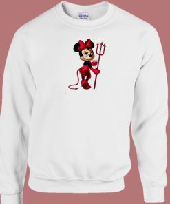 Evil Minnie Mouse 80s Sweatshirt