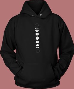 Moon Phases Aesthetic Hoodie Style
