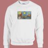 Sun Moon Star Tarot 80s Sweatshirt