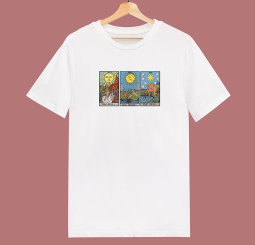 Sun Moon Star Tarot 80s T Shirt