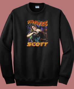 Travis Scott American Rapper 80s Sweatshirt