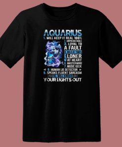 10 Things Aquarius 80s T Shirt