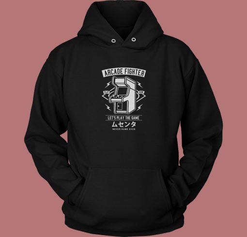 Arcade Fighter Game Hoodie Style