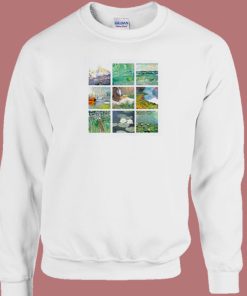 Art Grid Of Claude Monet 80s Sweatshirt