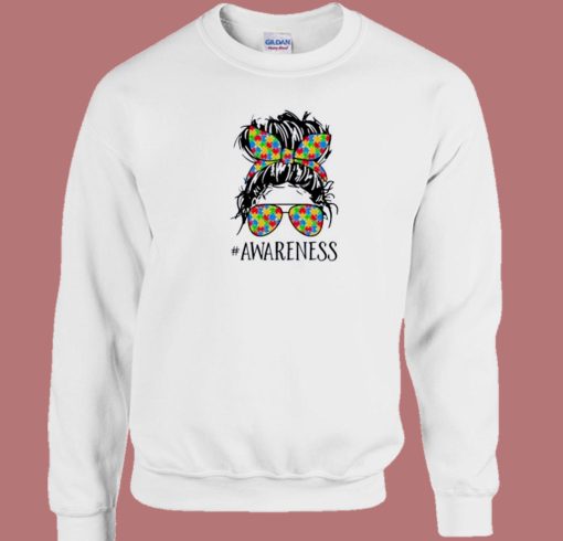 Autism Awareness 80s Sweatshirt