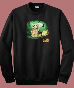 Baby Yoda Halloween Nights 80s Sweatshirt