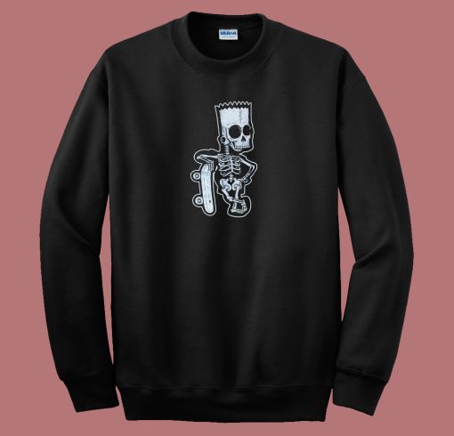 Bare Bones Bart 80s Sweatshirt