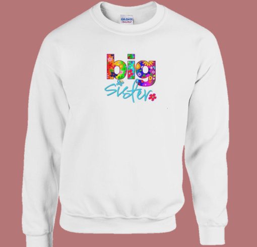 Big Sister Flower 80s Sweatshirt