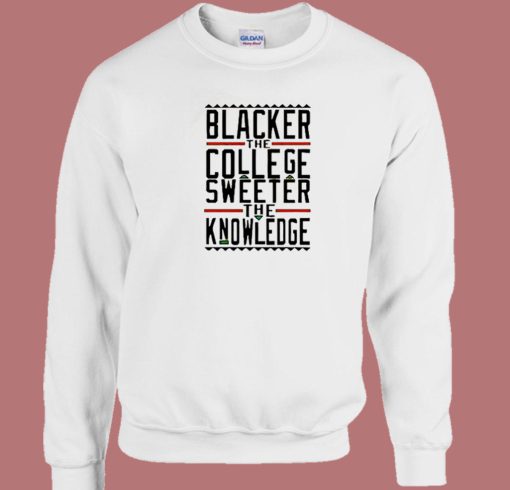 Blacker The College 80s Sweatshirt