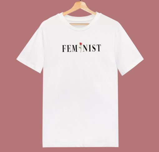 Feminist Rose 80s T Shirt