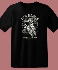 Fly To The Moon 80s T Shirt
