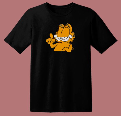 Garfield Vectorized Cartoon 80s T Shirt