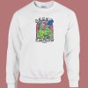 Gecko The Simpsons Hawaii 80s Sweatshirt