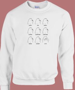 Ice Bear Moods 80s Sweatshirt
