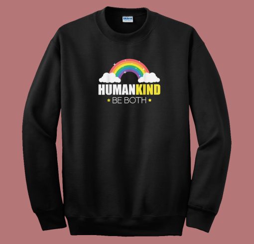 Kind Be Both Rainbow 80s Sweatshirt