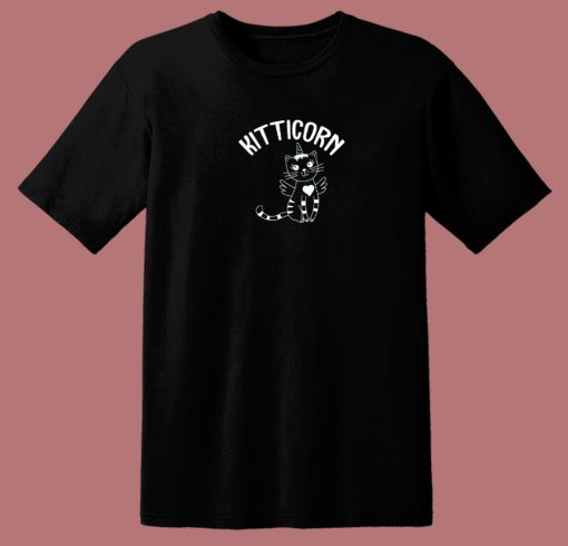 Kitticorn Cat Aesthetic 80s T Shirt