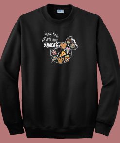 Mickey In Here For Snack Funny 80s Sweatshirt