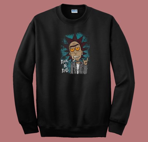 Morty The Rock Roll 80s Sweatshirt