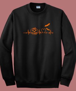 Pumpkin Heartbeat 80s Sweatshirt