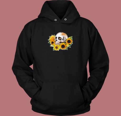 Skull Sunflower Aesthetic Hoodie Style