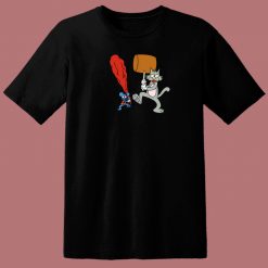 The Itchy And Scratchy Show 80s T Shirt