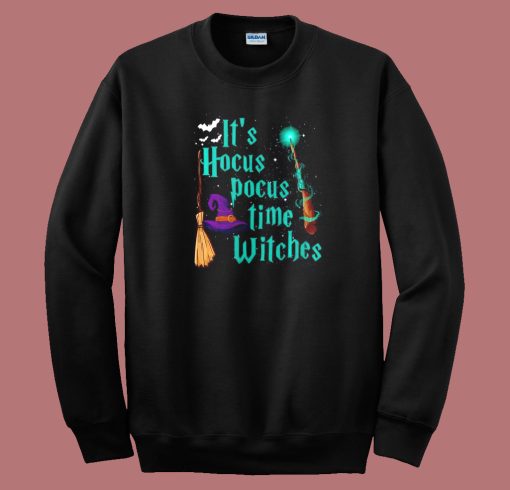 Witches Wand Funny 80s Sweatshirt
