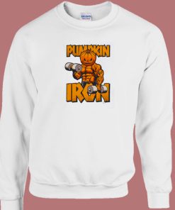 Workout Pumpkin Iron 80s Sweatshirt