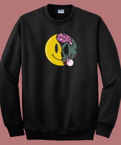Zombie Emoji Smiley 80s Sweatshirt