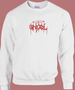 Angel Horror Lettering 80s Sweatshirt