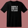 Awesome Bar Code Rated B 80s T Shirt
