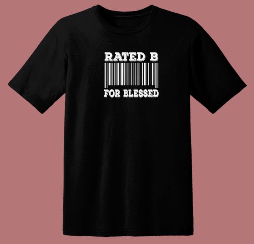 Awesome Bar Code Rated B 80s T Shirt