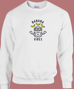 Banana Vibes Meditation 80s Sweatshirt