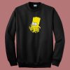 Bart Simpson Be Squid 80s Sweatshirt
