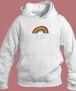 Be Cool Be Kind Rainbow Hoodie Style