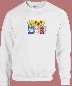 Busch Light Budweiser Sunflower 80s Sweatshirt