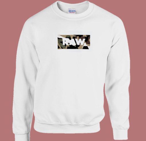 Camo G Star Raw Logo 80s Sweatshirt