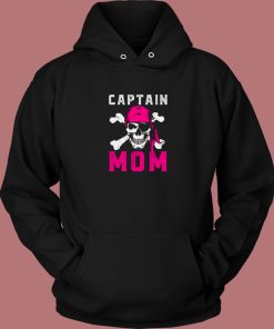 Captain Mom Funny Pirate Hoodie Style