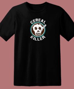 Cereal Killer Skull Vintage 80s T Shirt