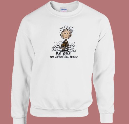 Charlie Brown Be You The World 80s Sweatshirt
