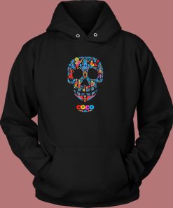 Coco Skull Pattern Hoodie Style