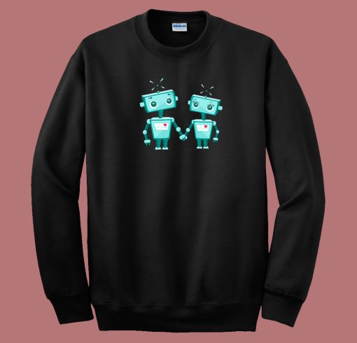 Cute Robot 80s Sweatshirt