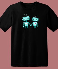 Cute Robot 80s T Shirt