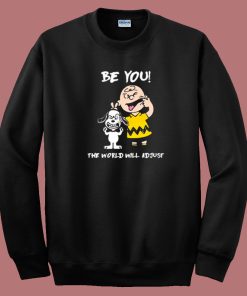 Cute Snoopy And Charlie Brown 80s Sweatshirt