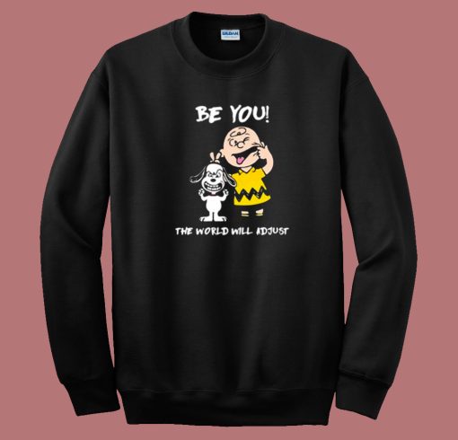 Cute Snoopy And Charlie Brown 80s Sweatshirt